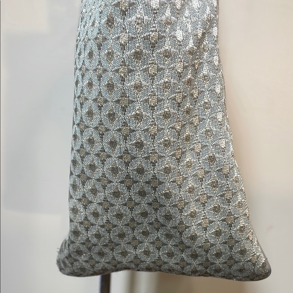 Chic Gray Mixed Media Shoulder Bag - Picture 6 of 14